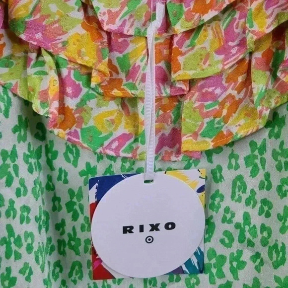 Rixo xTarget Midi Slip Dress Animal Print Colorful - Picture 7 of 9